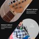 thumbnail image 3 of unbranded 1Jgo Gancho Para Guitarra Con Profundo Para Colgar Y Exhibir Instrumentos En Pared, 3 of 8