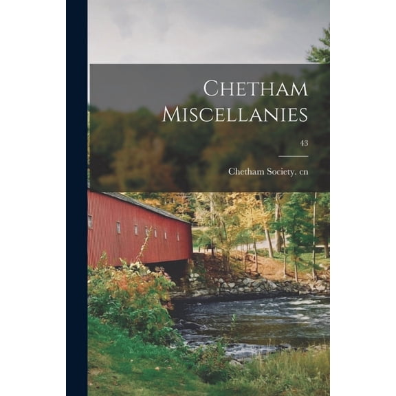 Chetham Miscellanies; 43 (Paperback)