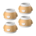 thumbnail image 4 of 4 fundas para patas de silla que evitan arañazos y son antideslizantes para suelos exteriores. Amarillo, 4 of 9