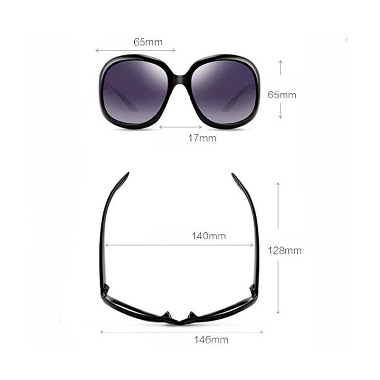 1-Pack Oversized Polarized Sunglasses for Women – Chic UV400  display picture 1