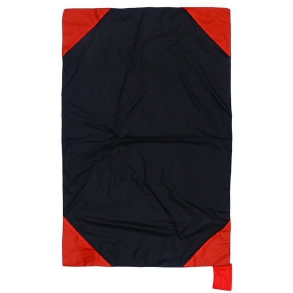 ifundom Outdoor Picnic Blanket Portable Beach Blanket Picnic Bag Pocket Camping Blanket for Travel and Camping (Black)