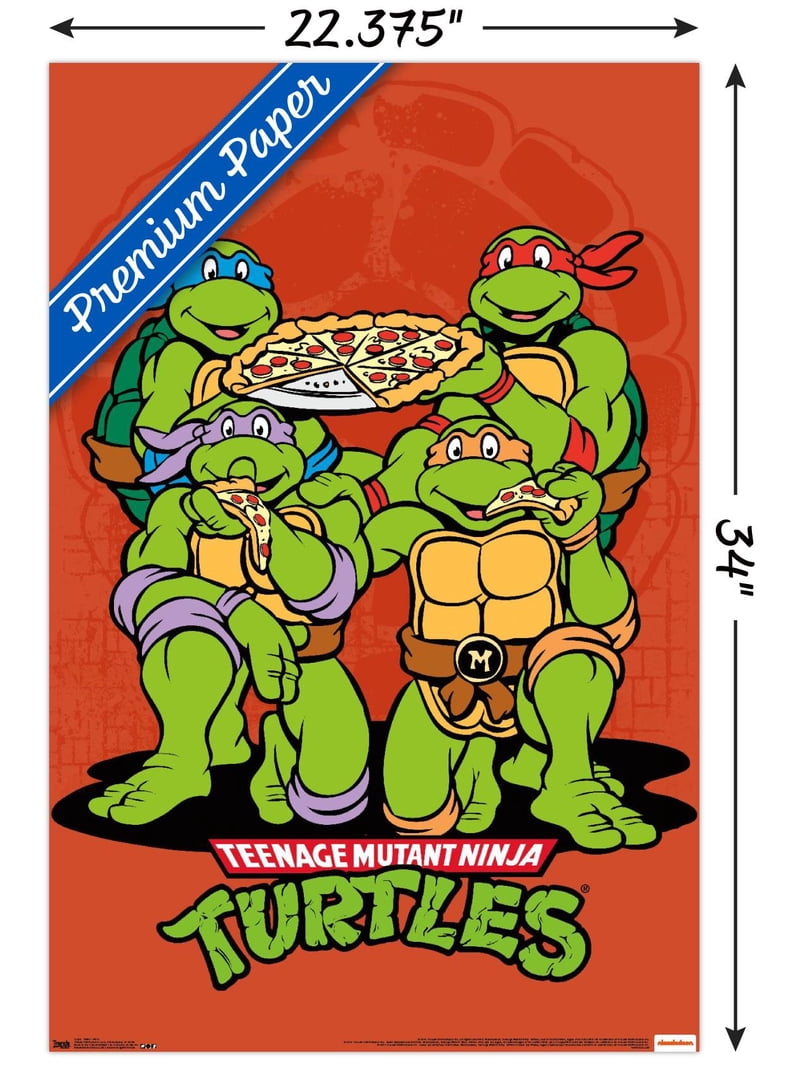 Nickelodeon Teenage Mutant Ninja Turtles - Pizza Wall Poster