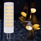 thumbnail image 4 of G4 2835 220V LED Lámpara de ahorro de energía regulable Bombilla de maíz de cerámica (7W 75LED blanco cálido), 4 of 8