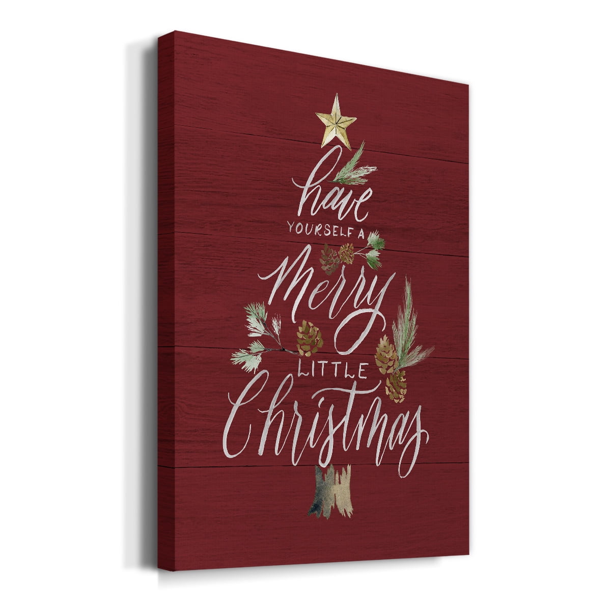 Merry Little Christmas Premium Gallery Wrapped Canvas - Ready to Hang