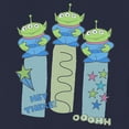 thumbnail image 2 of Toddler's Toy Story Little Green Men Hey There Graphic Tee Navy Blue 5T, 2 of 3
