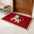 thumbnail image 3 of ERK 1Pcs Horse Zodiac Year Themed Area Rug For Home Floor Mat With Modern Design, 3 of 5