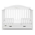 Graco Story 5in1 Convertible Baby Crib with Drawer, White