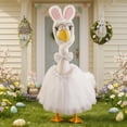 thumbnail image 4 of JGJJUGN Easter Goose Costume Set for Garden Statue - Decorative Goose Outfit with Hat and Accessories for Patio Decor, Spring Decoration, Outdoor Garden Centerpiece, 4 of 8