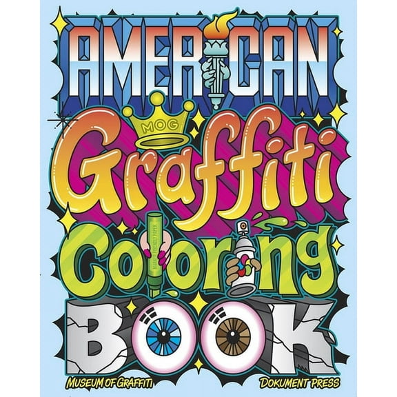 American Graffiti Coloring Book, (Paperback)