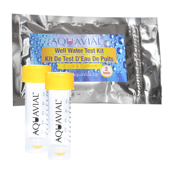 AquaVial 2-Pack Coliform Pool and Pond Water Test Kit