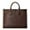 Brown, variant on Checkered Handbag Designer Inspired Vegan Leather Tote Bags - Business Briefcase Fashionable Square Totes