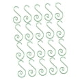 thumbnail image 2 of Esquirla 20 Pcs Crochets d'Ornement de Noël Accessoires Multifonctionnels Crochet en Forme de S Vert, 2 of 8