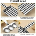 thumbnail image 4 of 2024 Creative Stainless Meatball Maker, Spoon With Cutting For Manual Meatball Lovers, DIY Easy Meatball Making Mold Set, Home Cooking Tools (Three Tubes), 4 of 6