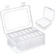 thumbnail image 1 of 14 pequeñas cajas de almacenamiento de plástico con tapas, con 1 recipiente de plástico grande, mini caja de almacenamiento transparente para cuentas, tapones para los oídos, anillos, botones, joyas, 1 of 5