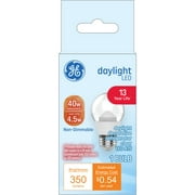 GE Specialty LED Light Bulb, 40 Watts, Daylight, A15 Appliance Bulb, Medium Base, Clear Finish