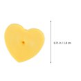 thumbnail image 1 of unbranded 100Ud Pin Back Holder Corazón Color Amarillo Para Sujeción Práctica Y Transporte Fácil, 1 of 5