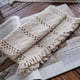 thumbnail image 2 of Nvzi Camino de mesa, camino de mesa bohemio de algodón y lino,camino de mesa de estilo rústico con borlas para bodas,decoración rústica para el hogar y el comedor (beige/torcido, 12 x 90), 2 of 4