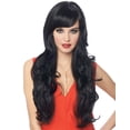 thumbnail image 2 of Costume Culture by Franco 24919-01 Womens Delovely Long Wig, Black, 2 of 2