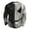 Black&04&0715A, variant on Fabrcox S-5XL Halloween Shirts for Men Spooky Pumpkin Face Patchwork Sweatshirt Men Crewneck Funny Fall Waffle Knit Big and Tall Pullover L