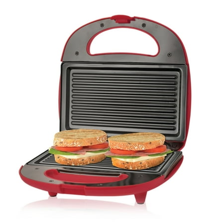 Grill and Sandwich Maker in Red