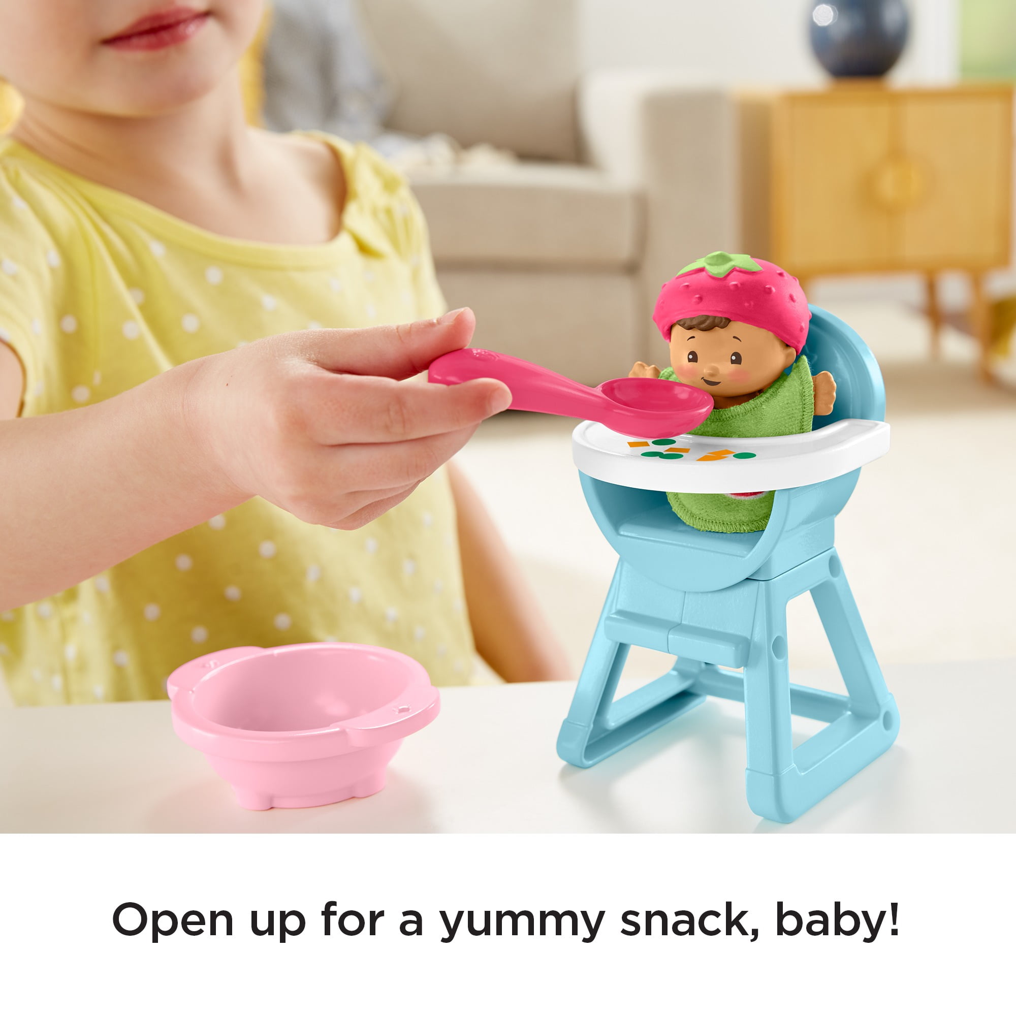 Fisher Price LITTLE PEOPLE Baby Deluxe Snack And Snooze Play Set 