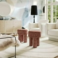 thumbnail image 7 of Claire Sedona Brown Knubby Stool, 7 of 7