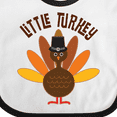 thumbnail image 4 of Inktastic Little Turkey Thanksgiving Boys or Girls Baby Bib, 4 of 4