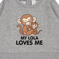 thumbnail image 3 of Inktastic My Lola Loves Me Baby Sweatshirt, 3 of 4