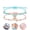 Pink+Blue, variant on Butterfly Matching Bracelets,2-Pack Adjustable Strand Best Friends Bracelet,Relationship Jewelry Gifts for Friendship (Pink Blue)