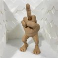 thumbnail image 1 of Estatuilla interesante adorno de escritorio estatuilla ornamental impermeable artesanía jardín decoración del hogar, 1 of 4