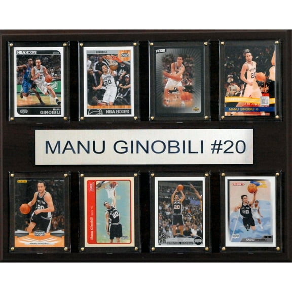 Manu Ginobili San Antonio Spurs 12'' x 15'' Plaque