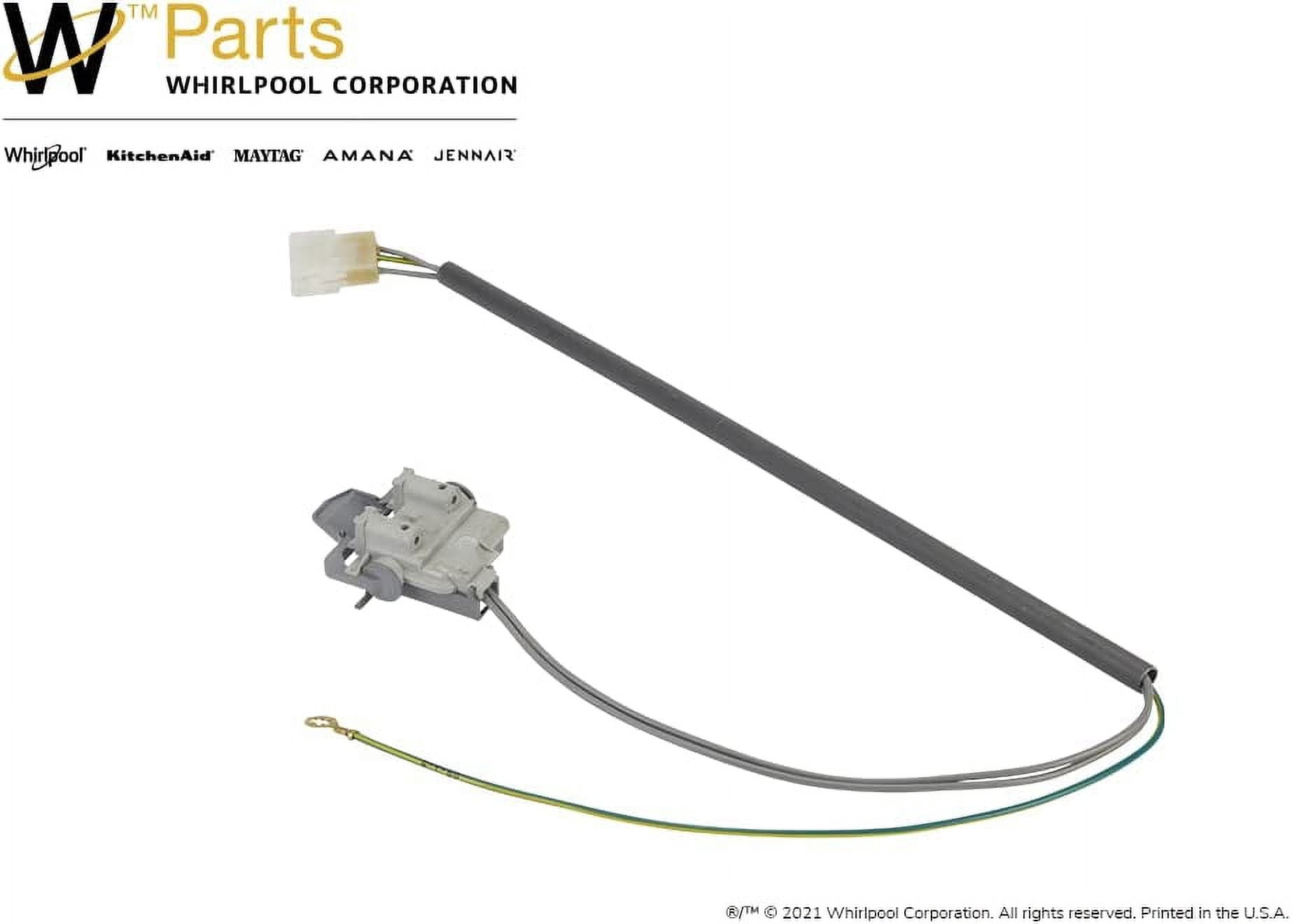 3949247 washer lid switch for whirlpool, kenmore, roper and many more brand replaces ap5983746, ps11722098, 3949247v