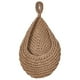 thumbnail image 1 of Cesta colgante de pared tejida a mano | Almacenamiento de frutas y verduras de malla con forma de lágrima | Organizador de pared para frutas, verduras, pan y conservas | Regalo decorativo para el, 1 of 3