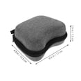 thumbnail image 2 of OULII 2pcs Gamepad Carrying Case Controller Storage Bag Grey Lint For Protection and Storage, 2 of 8