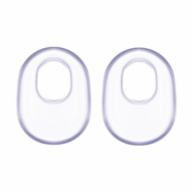 DHARMONAL Oval Shaped Protective Foot Pads Soft Corn Pads For Toes Breathable Self Stick Pads Instant Cuticle Remover at Home Pedicure Silicone Containers for Wax Callous Removers for Feet Face Cradle
