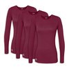 thumbnail image 1 of Sivvan Lot de 3 T-Shirts à Manches Longues Confort pour Femmes, 1 of 4