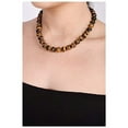 thumbnail image 3 of Ratnavali Jewels Necklace Shade Agate Natural Stone Single Beads Strand Jewelry Women, 3 of 3