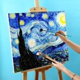 thumbnail image 1 of White Blank Square Artist Canvas For Canvas Oil Painting Wooden Board Frame, 1 of 9