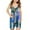 Blue, variant on Odeerbi 5-13 Years Kids Girls Summer Shorts Jumpsuit Independence Day Camisole Romper Casual Breathable Comfortable Suspender Overalls Bib Overall Shorts