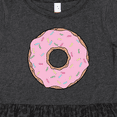 thumbnail image 4 of Inktastic Pink Donut with Sprinkles Girls Toddler Dress, 4 of 5