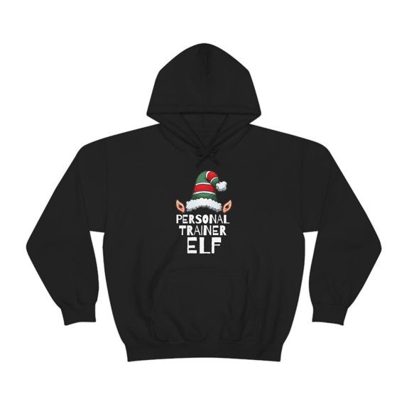 Personal Trainer Elf Unisex Hoodie, S-5XL Christmas Holidays Xmas Elves
