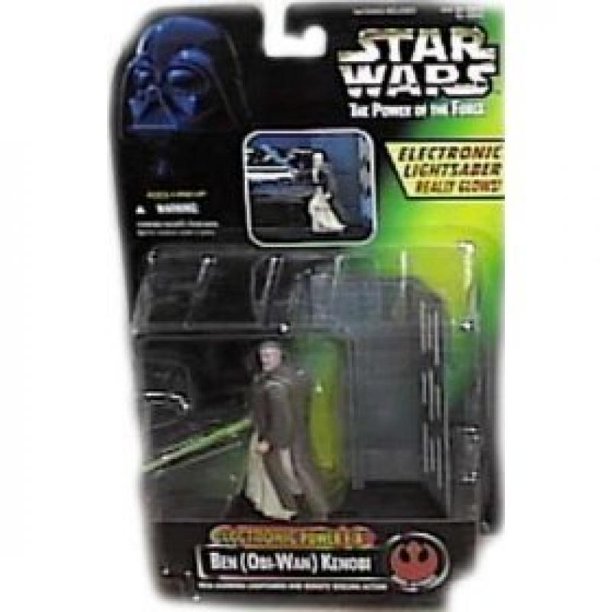 Star Wars Power Of The Force Electronic Power F X Ben Kenobi Action Figure