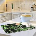 thumbnail image 6 of FREEAMG Absorbent Dishes Drainer/Rack Mat for Countertop Small Size 16 x 18 inch, Microfiber Dish Drying Pads Kitchen Counter Draining Pad Flowering Branches, 6 of 7