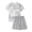 Gray, variant on Bixock Toddler Boys Casual Shorts Set,Kids Summer Outfit Set,Unisex Sport Raglan Short Sleeve Crew Neck Top Quickly Dry Shorts 2 Piece Outdoor Training Set for 2-14 Years Kids Clothings