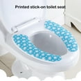thumbnail image 4 of 2PCS Toilet Cover Seat Cushion Household Accessories Adult Plush Self-adhesive Warm Pad Convenience Home Supplies Pink, 4 of 10
