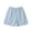 Blue, variant on QSAWXQZ Women's Plaid Casual Shorts Elastic Waist Loose Straight Leg Summer Bottoms Free Size