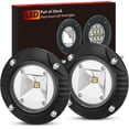 thumbnail image 7 of BUNKER INDUST 5" Inch Flood LED Light Pods,Pair Flush Mount Round LED Work Light 4800LM Light Bar Backup Driving Lights Waterproof for Truck Tractor Off Road 4x4 Jeep Pickup SUV ATV UTV Golf Cart, 7 of 7