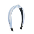 thumbnail image 1 of Ofertas Únicas 1 Pc Diademas Anchas de Patrón de Rayas Grace para Mujeres Blanco Azul, 1 of 6