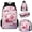 Cherry Blossom Axolotl, variant on Garronmavis Cute Highland Cow Kids Backpacks Sets 6-8 8-10 Middle School Bag for Girls Backpack with Lunch Bag Pencil Case Water Bottle Holder for School Supplies Crossbody Lunch Tote