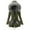 Army Green, variant on Luxalzxs Womens Winter Coats Thick Warm Hooded Overcoat Fleece Lining Plush Parka Jackets Warm Long Puffer Down Outwear